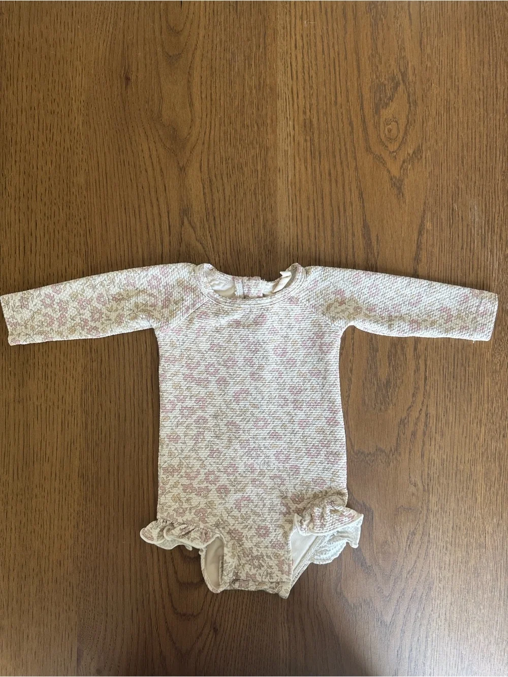 Quincy Mae Olivia Floral Long-Sleeve One-Piece Swimsuit
